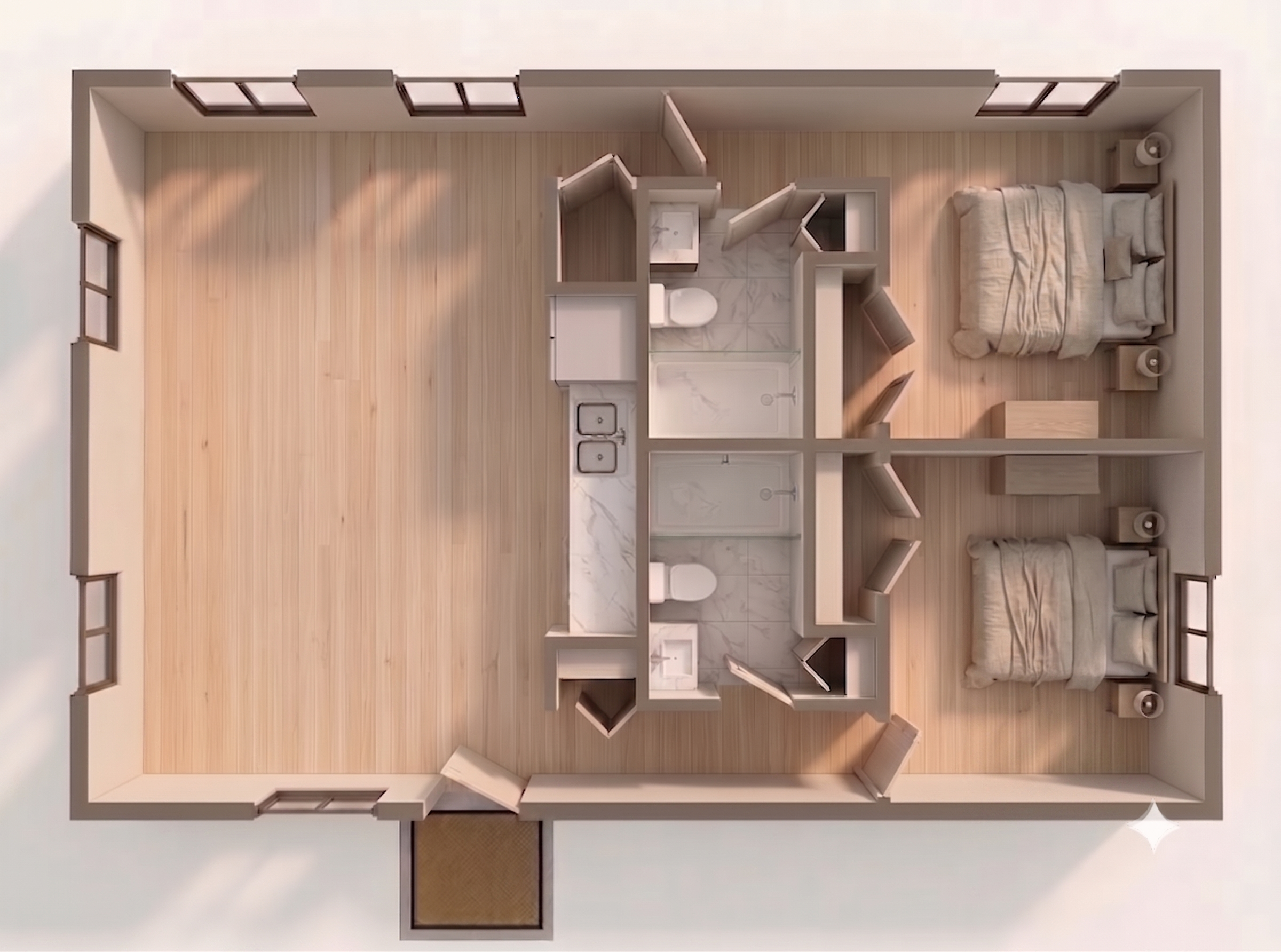 800 SF Silhouette
